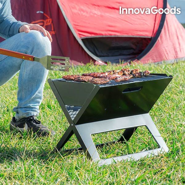 BARBECUE A CARBONE PORTATILE E PIEGHEVOLE - immagine 5