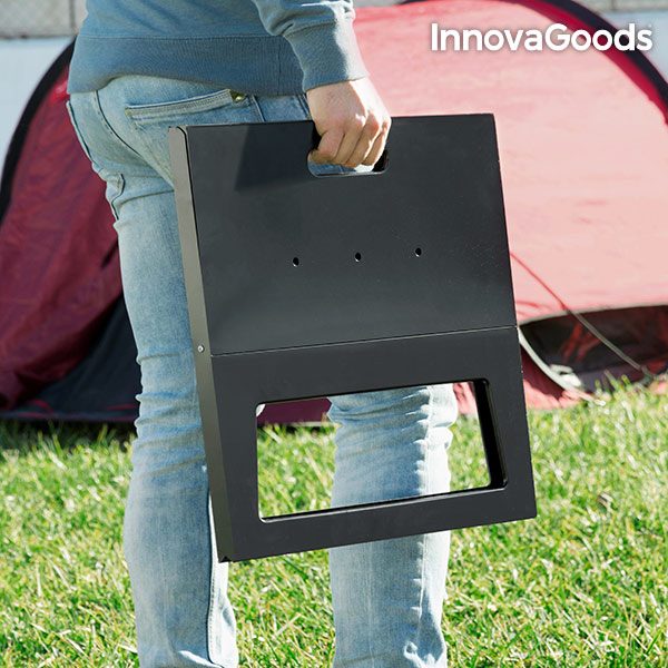 BARBECUE A CARBONE PORTATILE E PIEGHEVOLE - immagine 3