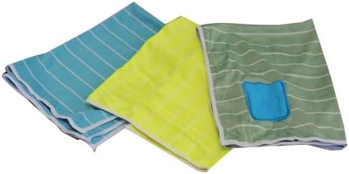 BERNIGROUP Kit 3 Panni Stracci in Bamboo ecologici antibatterici Super assorbenti