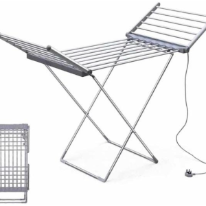 STENDIBIANCHERIA ELETTRICO PIEGHEVOLE CON ALI 20 SBARRE 230 W